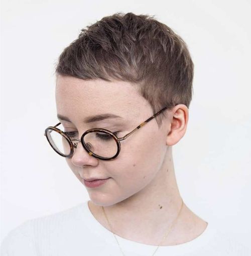 Very Short Pixie Cut for Thin Hair