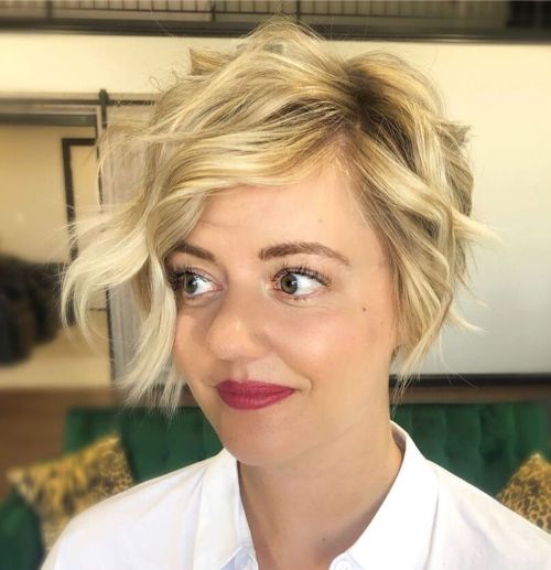The Best Short Bob Haircut for a Round Face