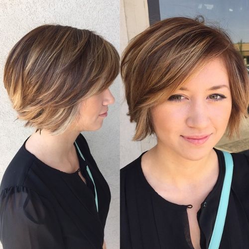 Short Bob with Long Side Bangs