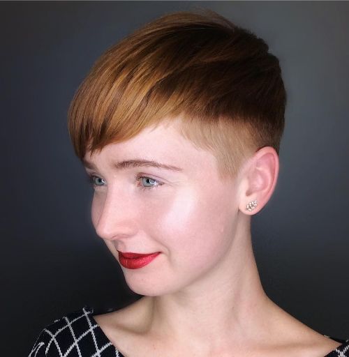 Short Ginger Blonde Pixie