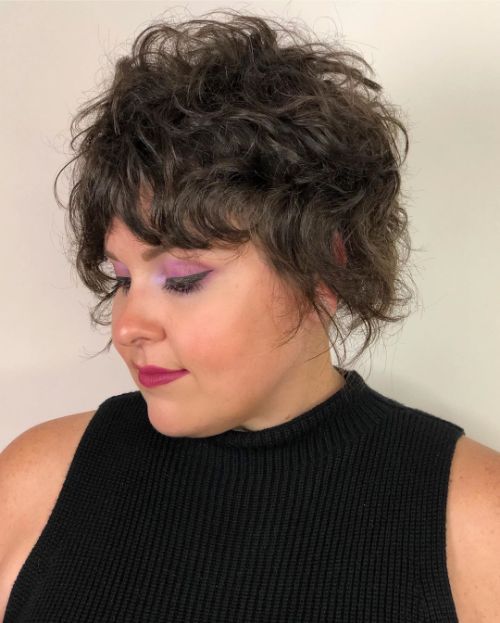 Cute Short Messy Wavy Cut