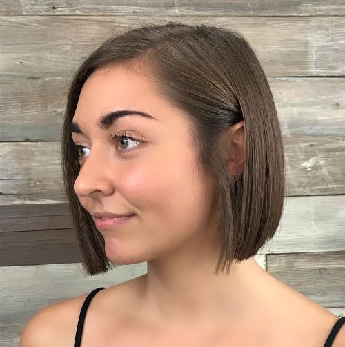 Sleek Blunt Bob