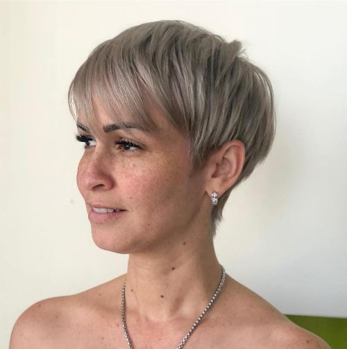 Gray Pixie with Sliced Layers