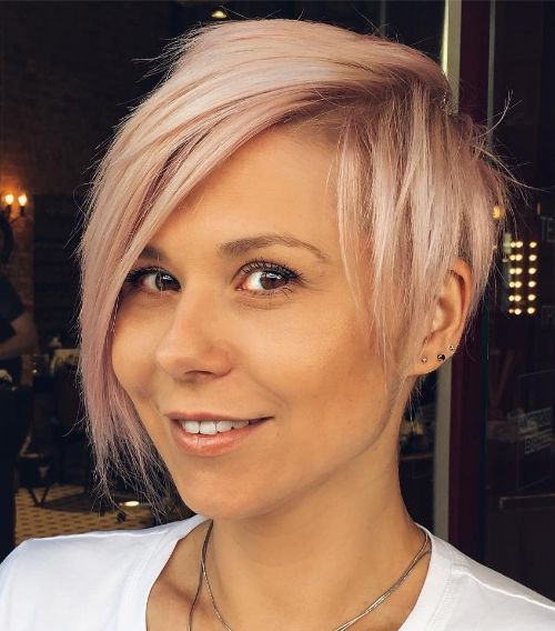 Pixie for Thin Hair and Round Face