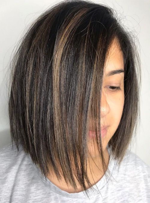 Long Asymmetrical Layered Bob