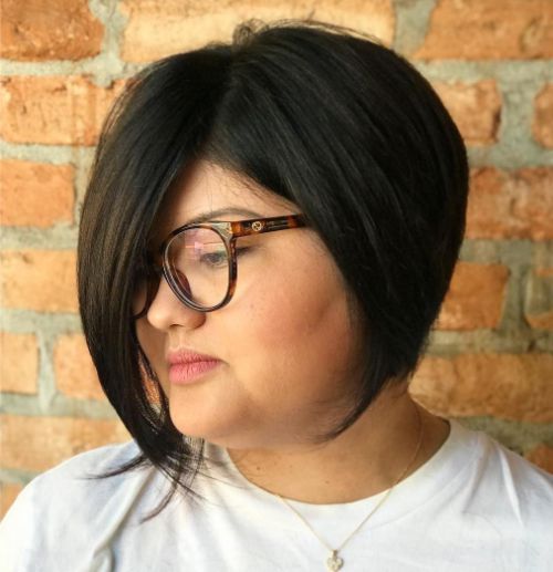 The Best Bob Haircut for a Double Chin