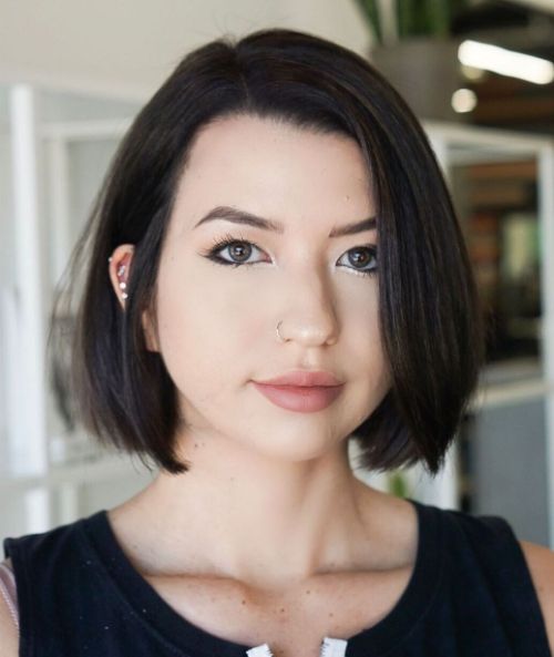 A-Line Bob for a Round Face and Thin Hair