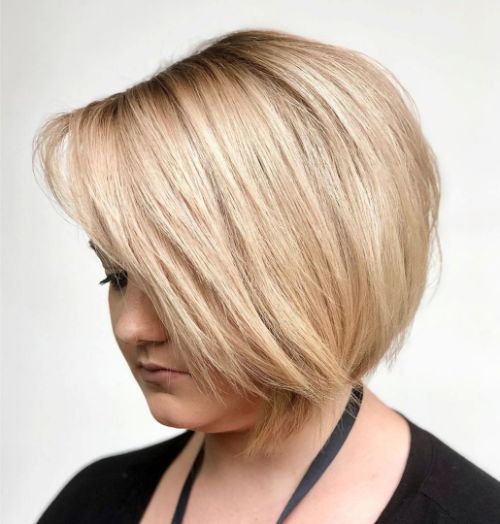 Short Asymmetrical Bob