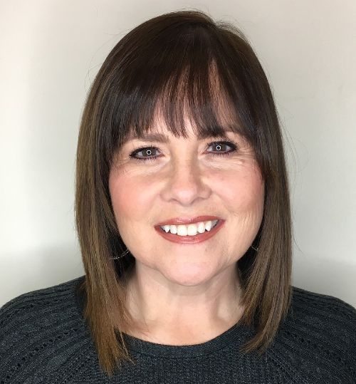 Over 50 Medium Haircut with Bangs